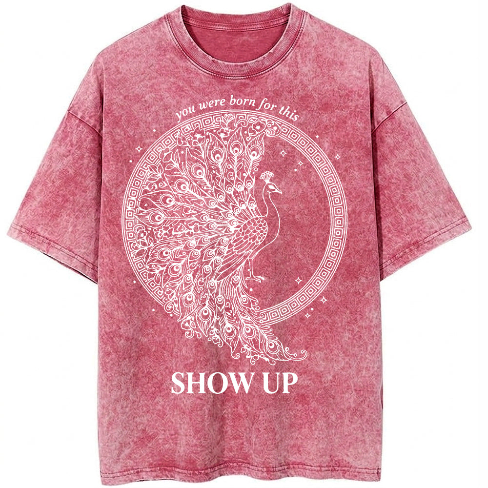 Show Up Oversize Washed T-shirt