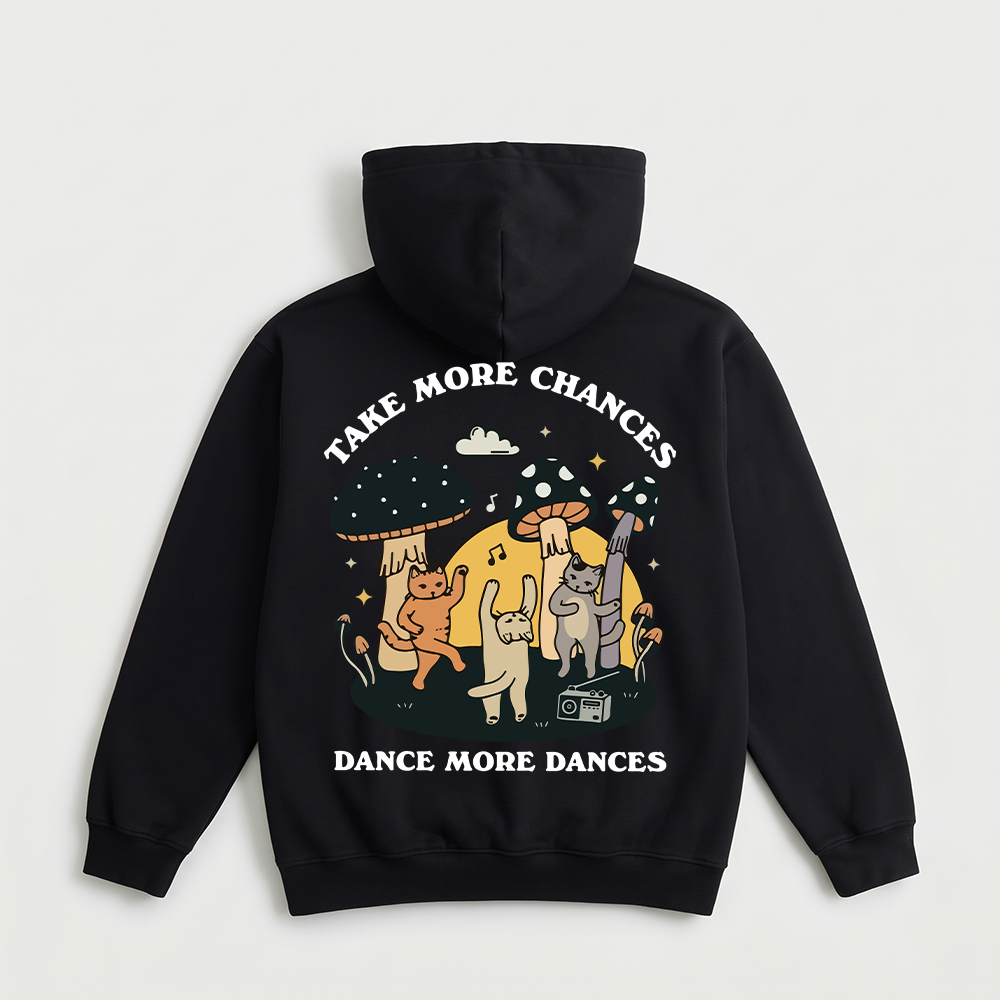 Dance More Dances Oversized Hoodie