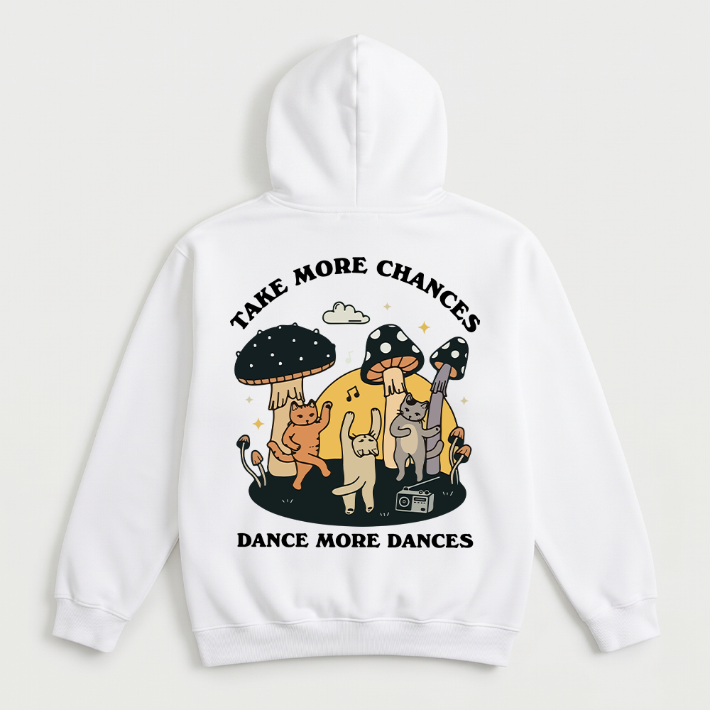 Dance More Dances Oversized Hoodie