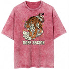 Tiger Season Oversize Washed T-shirt