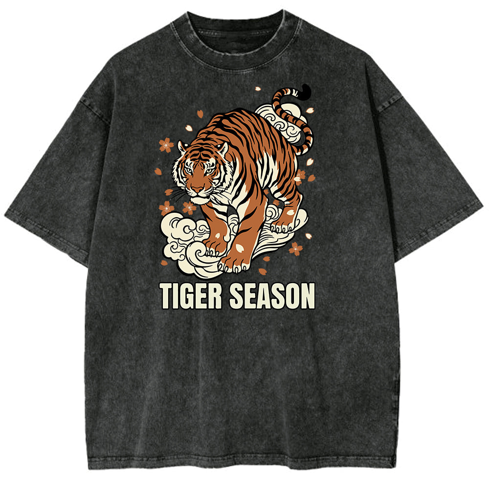 Tiger Season Oversize Washed T-shirt