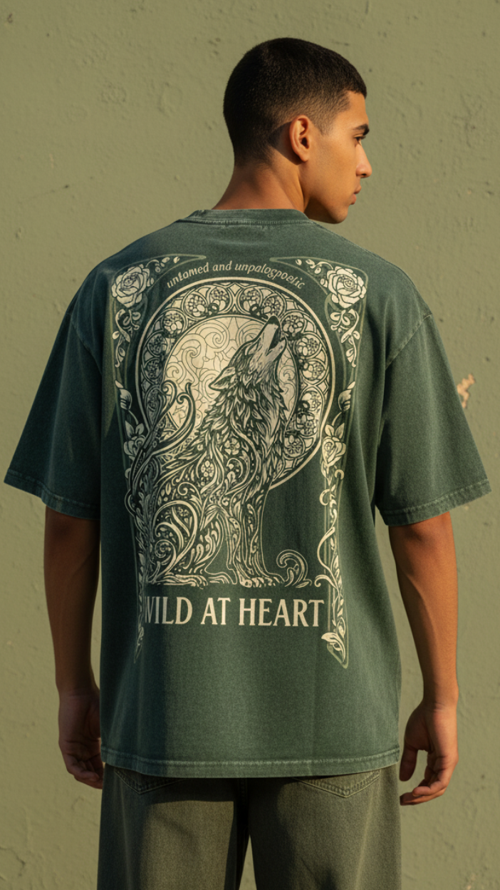 Wild At Heart Oversize Washed T-shirt
