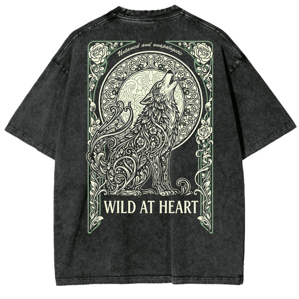 Wild At Heart Oversize Washed T-shirt