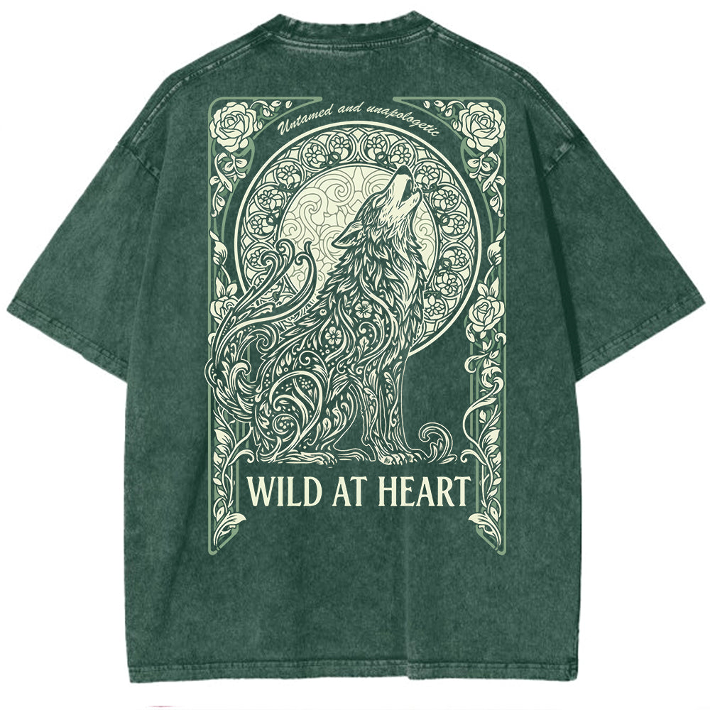 Wild At Heart Oversize Washed T-shirt